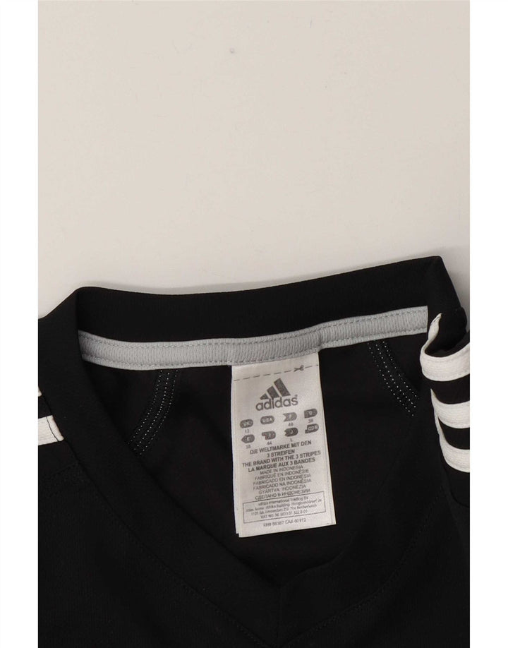 Adidas Response Top Manga Longa UK 12 Médio Preto Poliéster