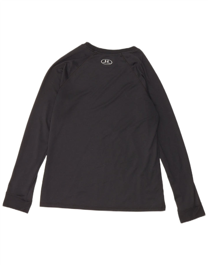 UNDER ARMOUR Camiseta feminina Heat Gear manga comprida Reino Unido 14 médio preto