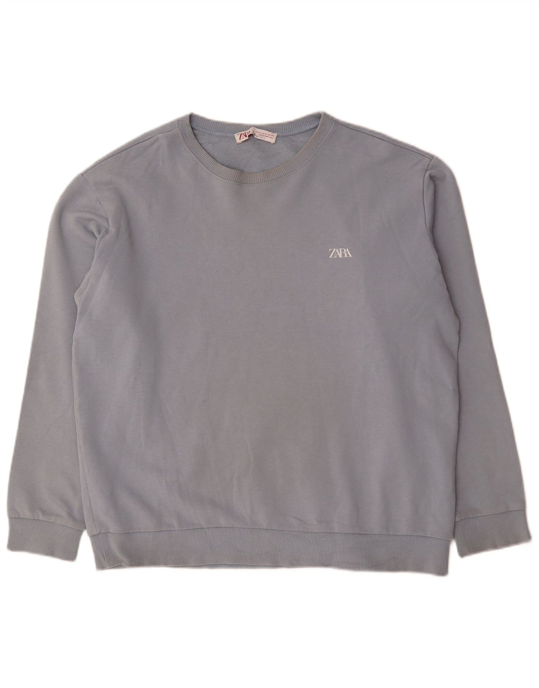 Zara Moletom Masculino Jumper XL Azul Algodão