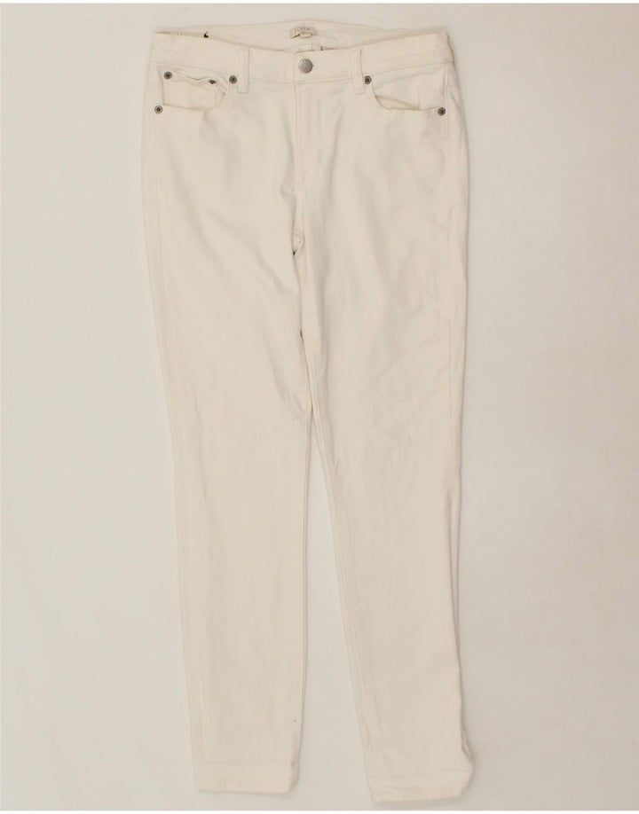J. CREW Womens Skinny Jeans W26 L28 White Cotton Vintage J. Crew and Second-Hand J. Crew from Messina Hembry 