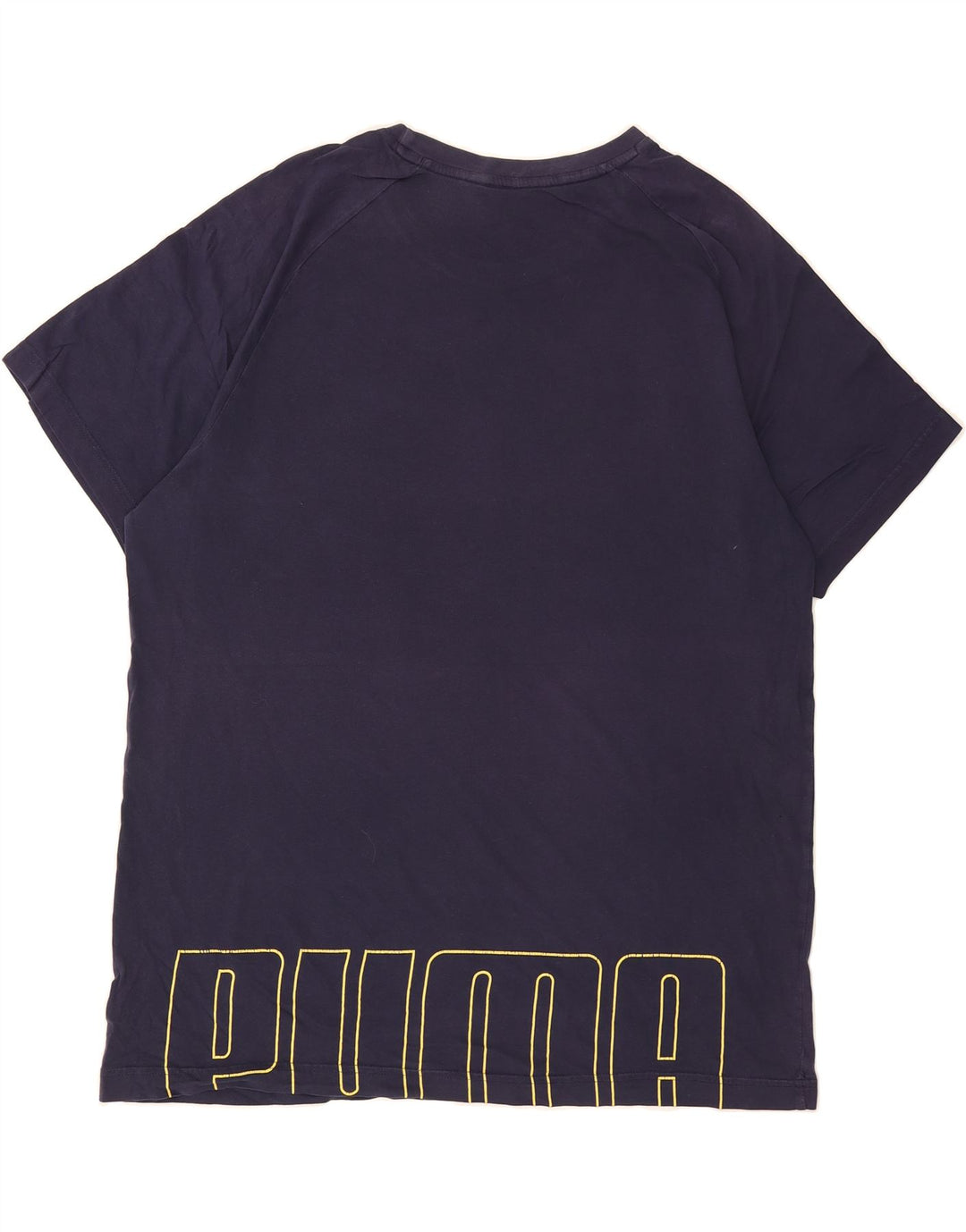 PUMA Mens Graphic T-Shirt Top XL Purple Cotton Vintage Puma and Second-Hand Puma from Messina Hembry 
