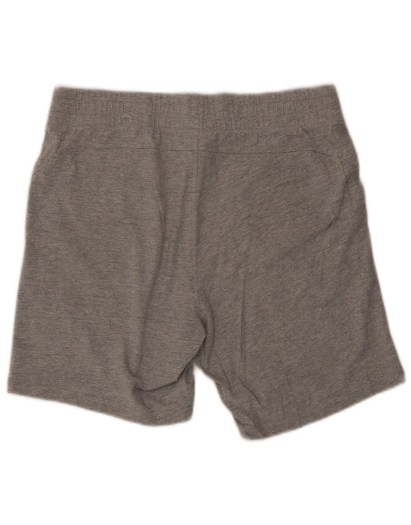 Shorts esportivos femininos Diadora UK 12 algodão cinza médio