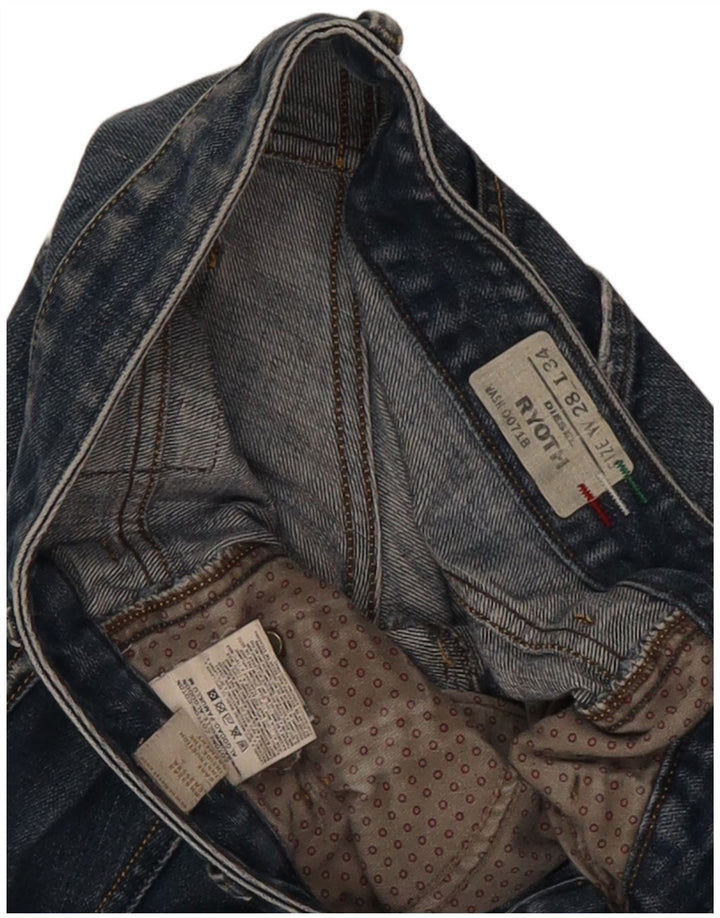 Diesel feminino Ryoth Bootcut jeans W28 L30 azul algodão