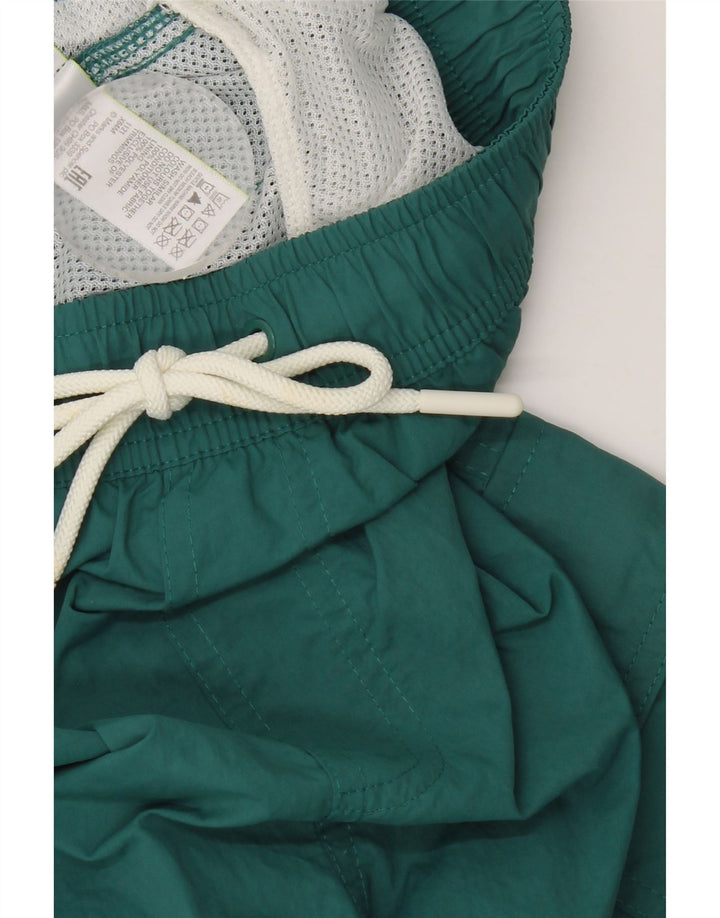 Shorts de natação masculino Marks & Spencer Cargo poliamida verde médio
