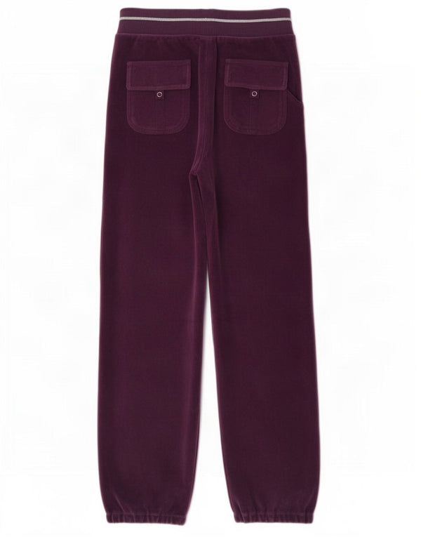 Calça esportiva feminina Champion de veludo para corrida 9-10 anos médio roxo