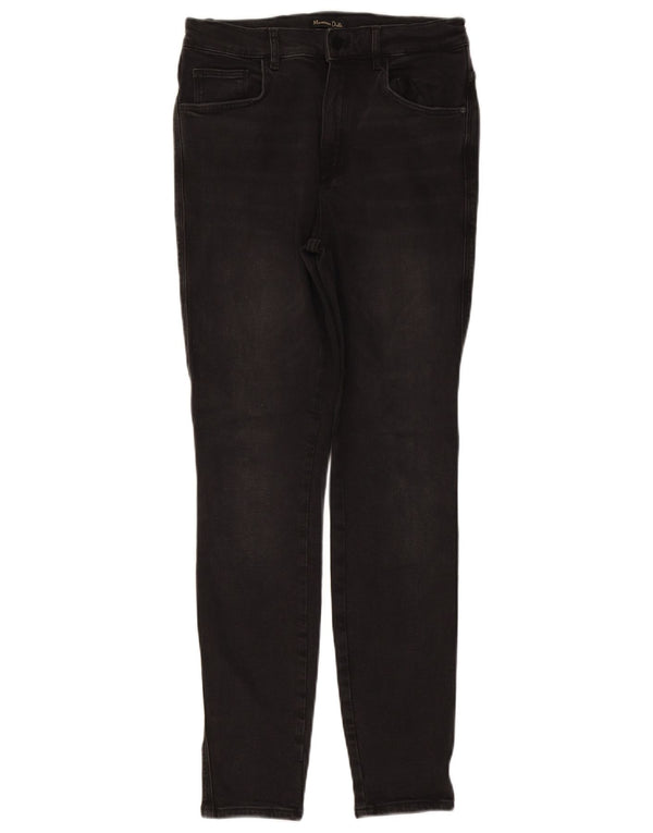 Jeans skinny feminino Massimo Dutti EU 40 médio W27 L29 algodão preto