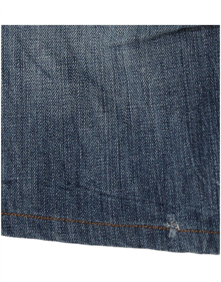 Replay Mens Jeto Denim Shorts W32 Grande Azul