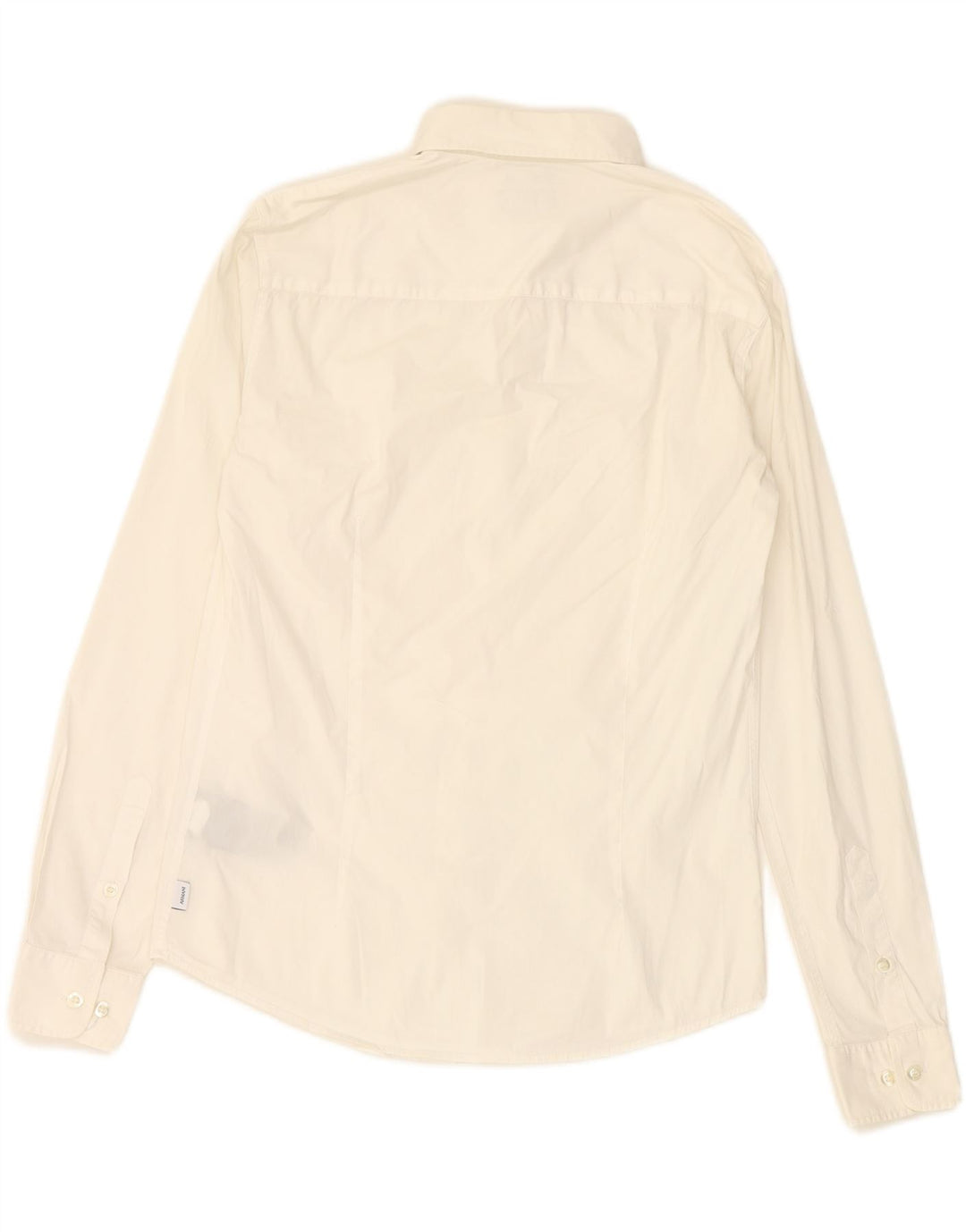 Camisa feminina ARMANI UK 14 algodão branco médio