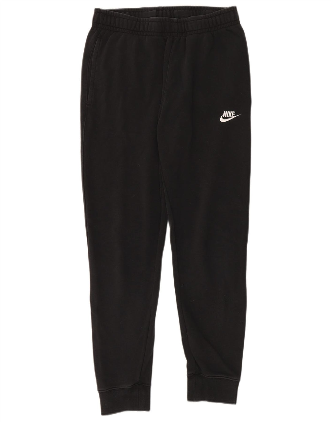 Nike Mens Treino Calças Joggers Pequeno Algodão Preto