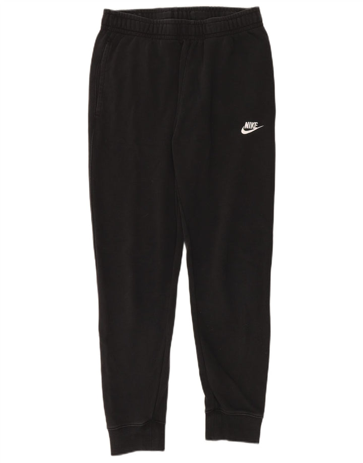 Nike Mens Treino Calças Joggers Pequeno Algodão Preto