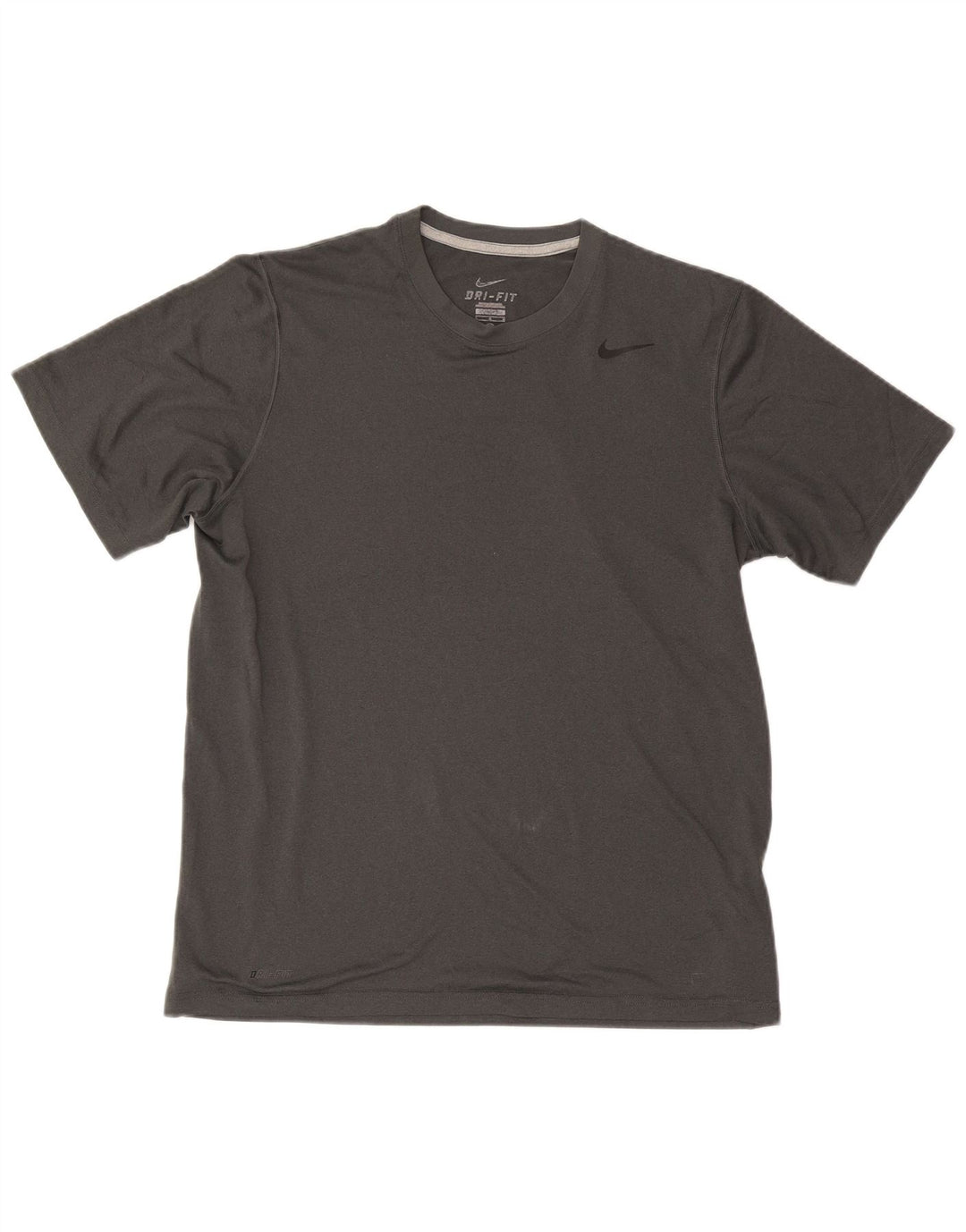 Camiseta Nike Masculina Dri Fit Top Grande Cinza Poliéster