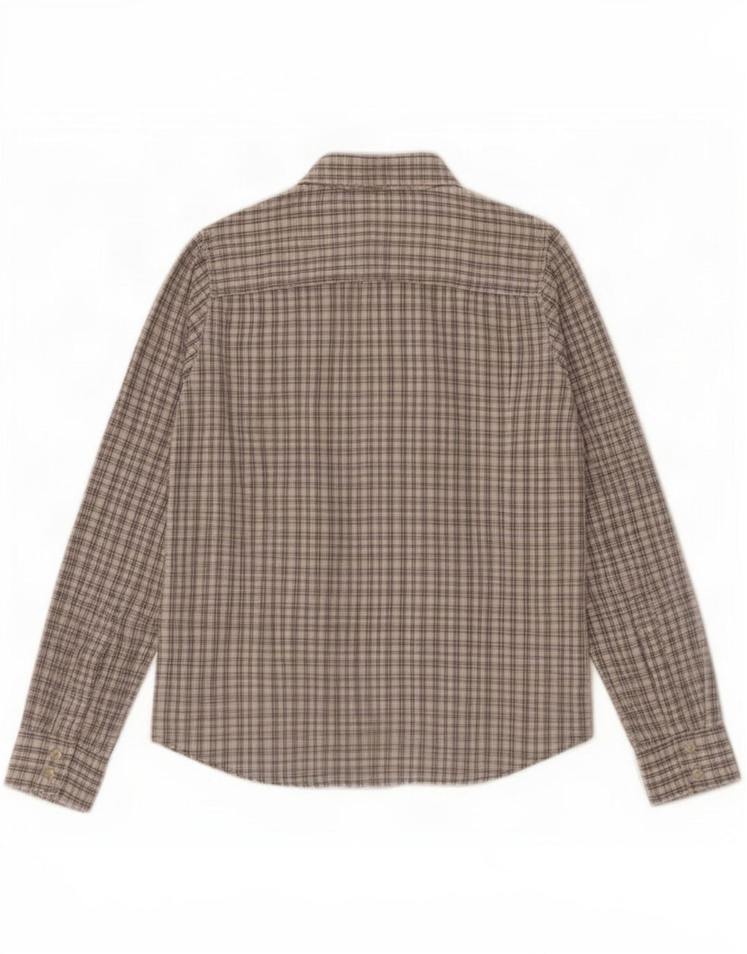 Camisa feminina The North Face UK 14 poliéster xadrez cinza médio