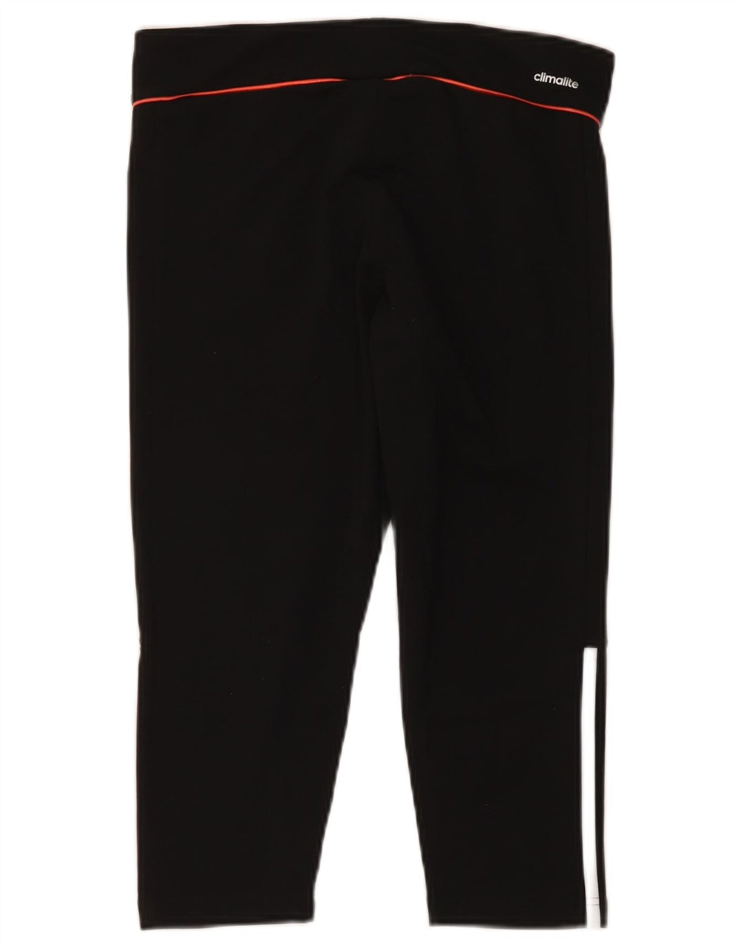 Adidas Womens Climalite Capri Leggings UK 12/14 Médio Preto Poliéster