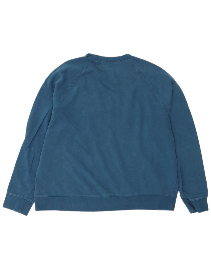 Suéter masculino Marks & Spencer de algodão azul XL
