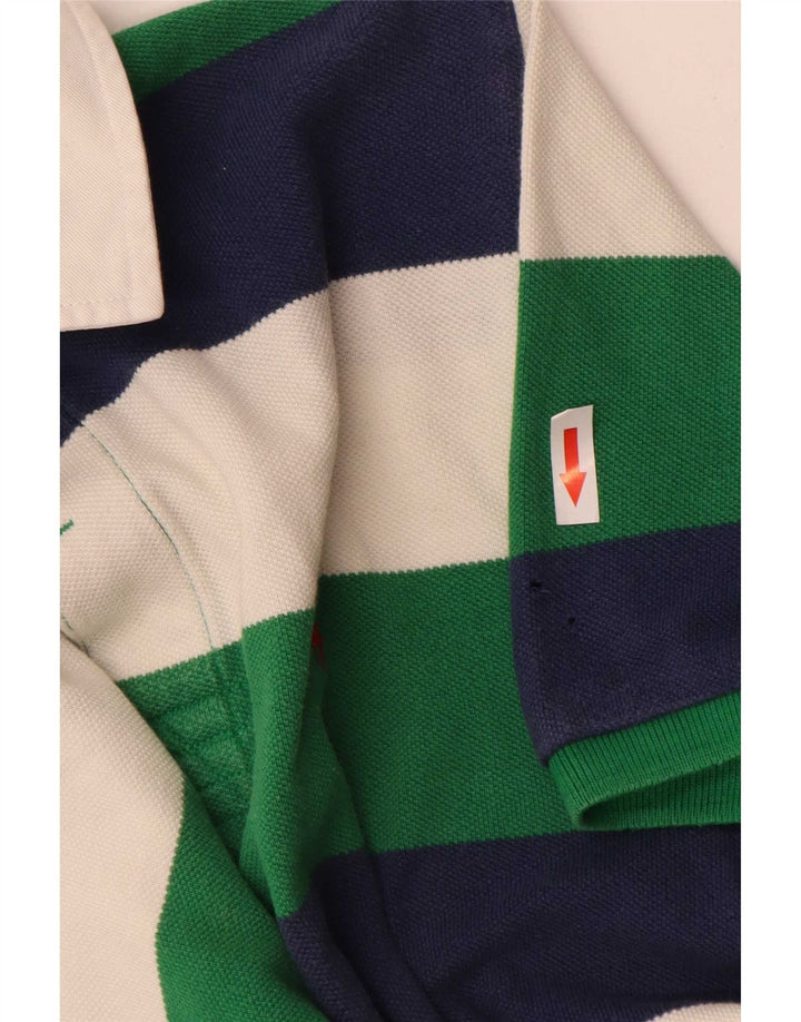 Polo Ralph Lauren Camisa de rugby masculina 8-9 anos pequena multicolorida