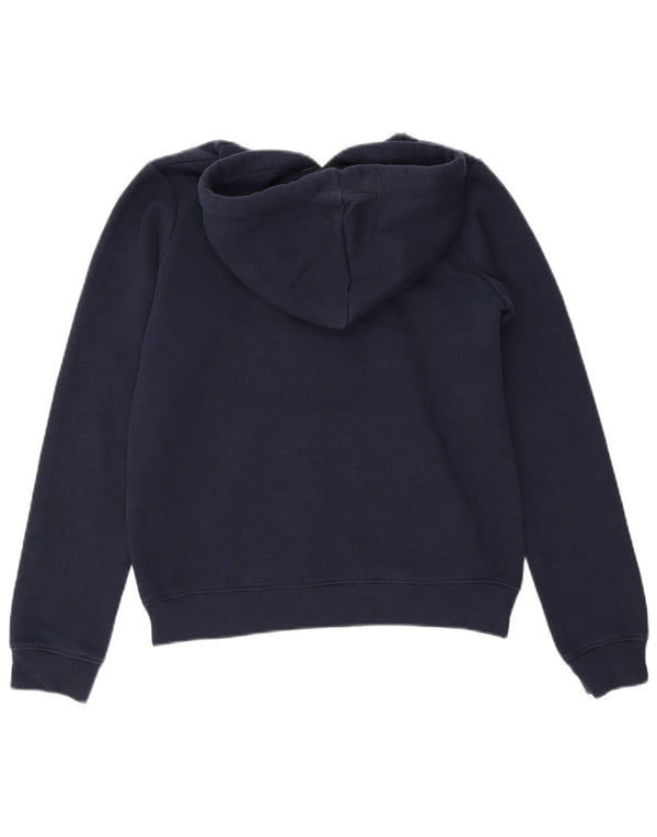 BENCH Boys Graphic Hoodie Jumper 13-14 Years Navy Blue Cotton
