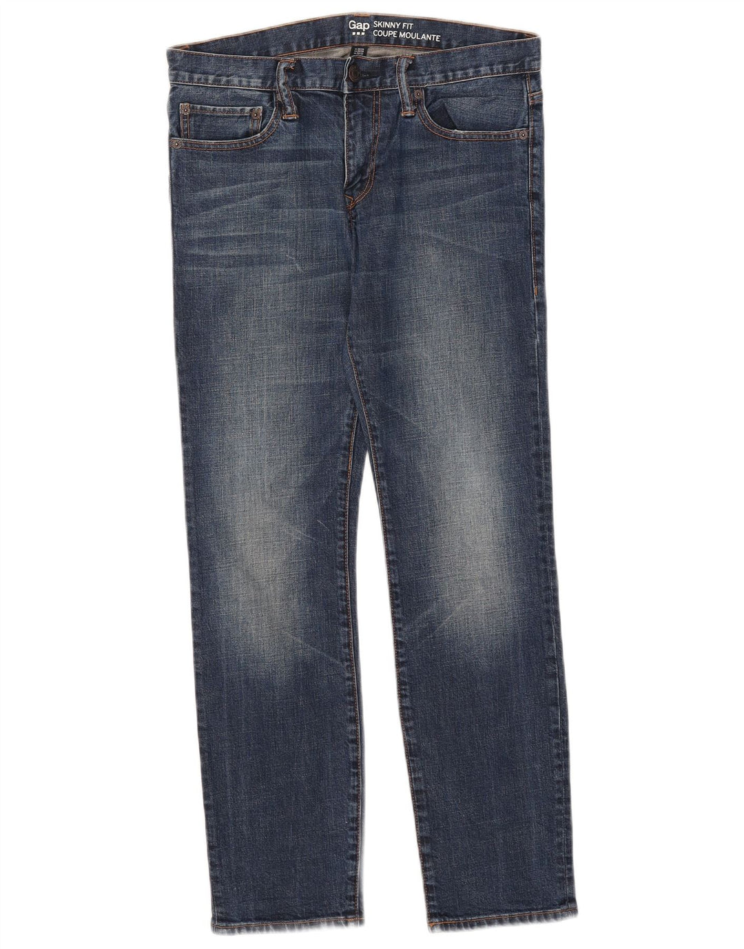 Jeans skinny feminino Gap W30 L30 algodão azul