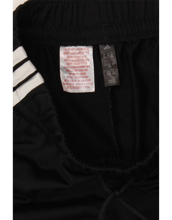 Calças de treino Adidas Boys Climacool 11-12 anos preto poliéster