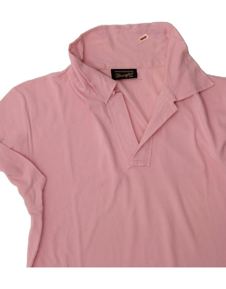 WRANGLER Womens Polo Shirt UK 20 2XL Pink Cotton Vintage Wrangler and Second-Hand Wrangler from Messina Hembry 