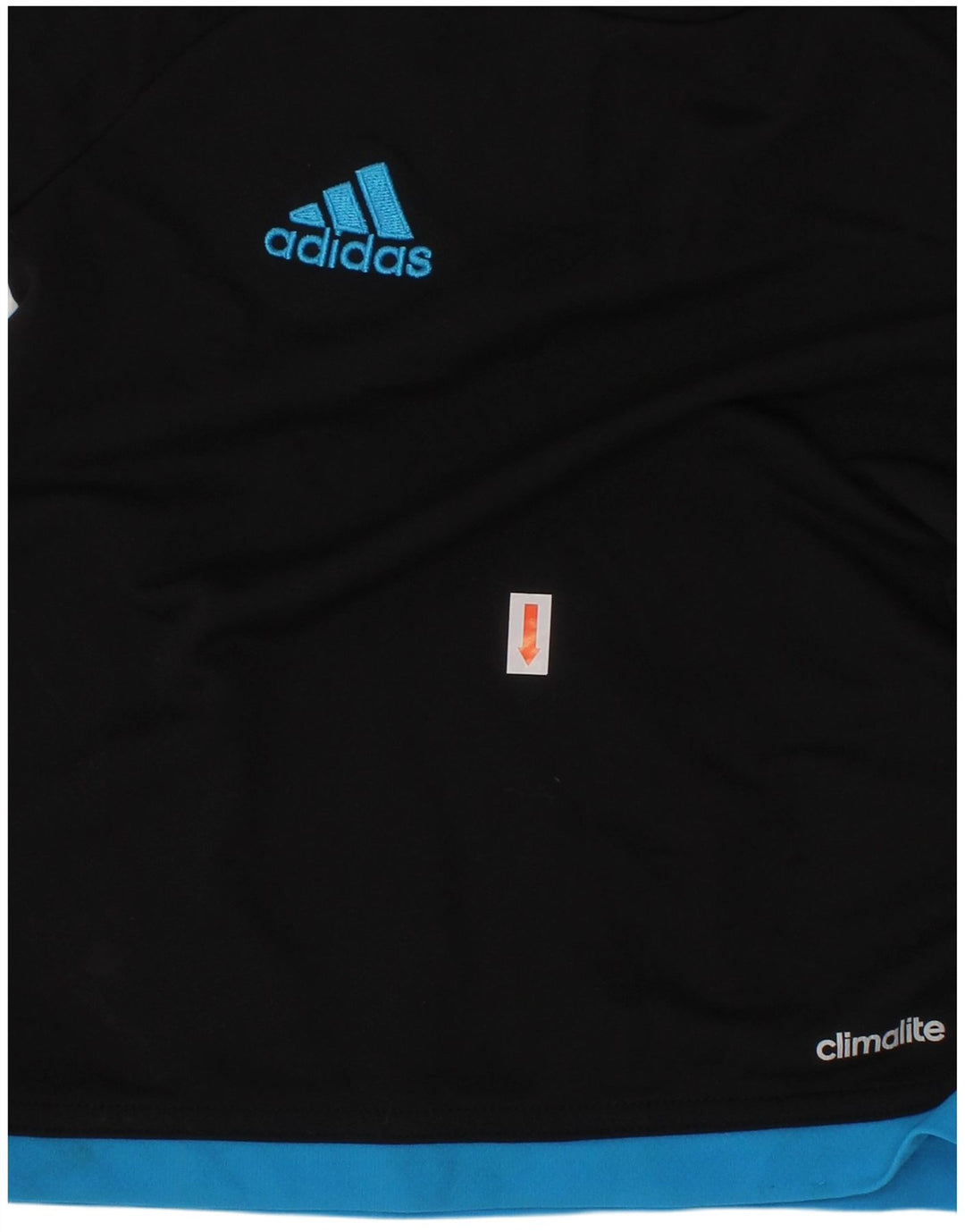 Camiseta ADIDAS Boys Climalite Top 4-5 Anos Preto Colorblock Poliéster