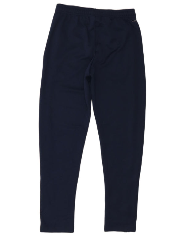 Calças de treino Adidas Boys Climalite 11-12 anos azul marinho poliéster