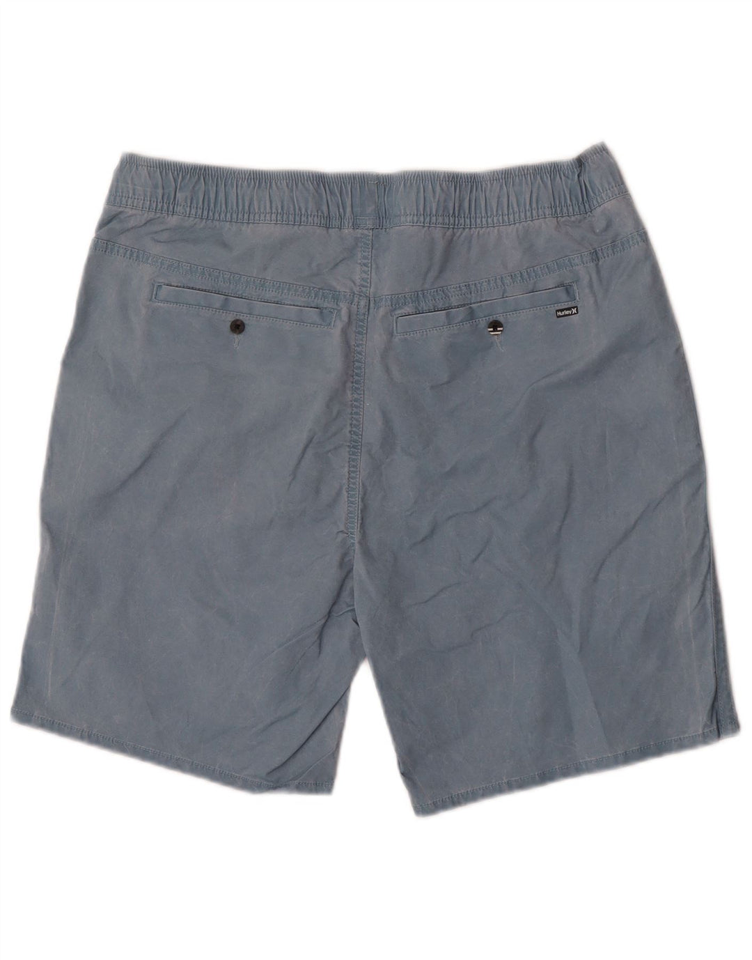 Shorts de natação masculino Hurley pequeno azul algodão