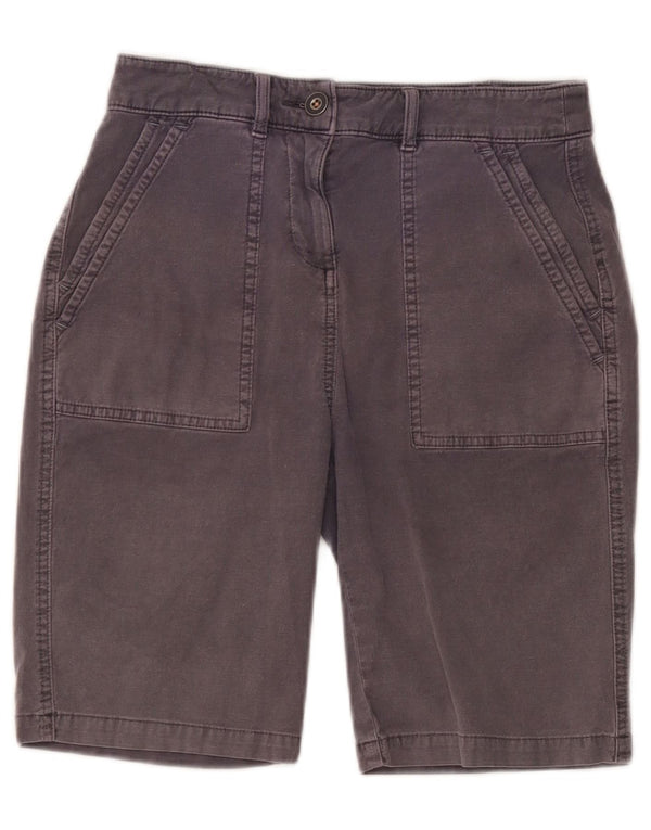 Shorts Chino Feminino White Stuff UK 8 Pequeno W28 Algodão Cinza