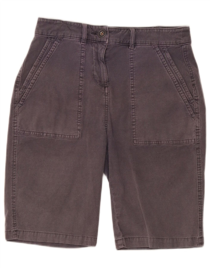 Shorts Chino Feminino White Stuff UK 8 Pequeno W28 Algodão Cinza