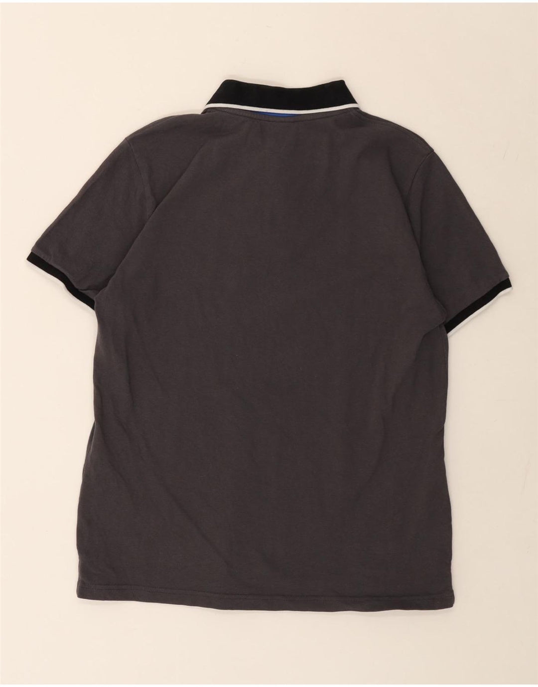 Polo gráfico masculino NORTH SAILS pequeno algodão cinza