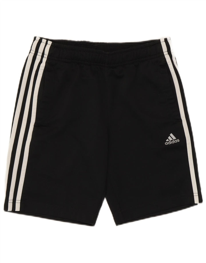 Shorts esportivos Adidas meninos 9-10 anos preto poliéster