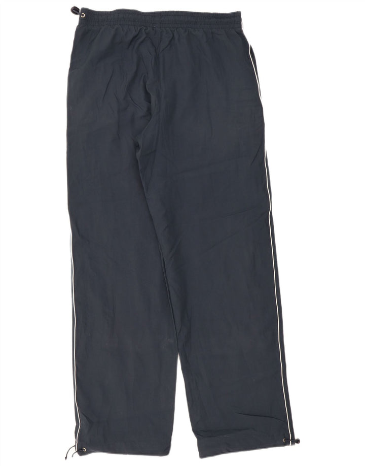 Calça de treino masculina Sergio Tacchini grande poliéster azul marinho