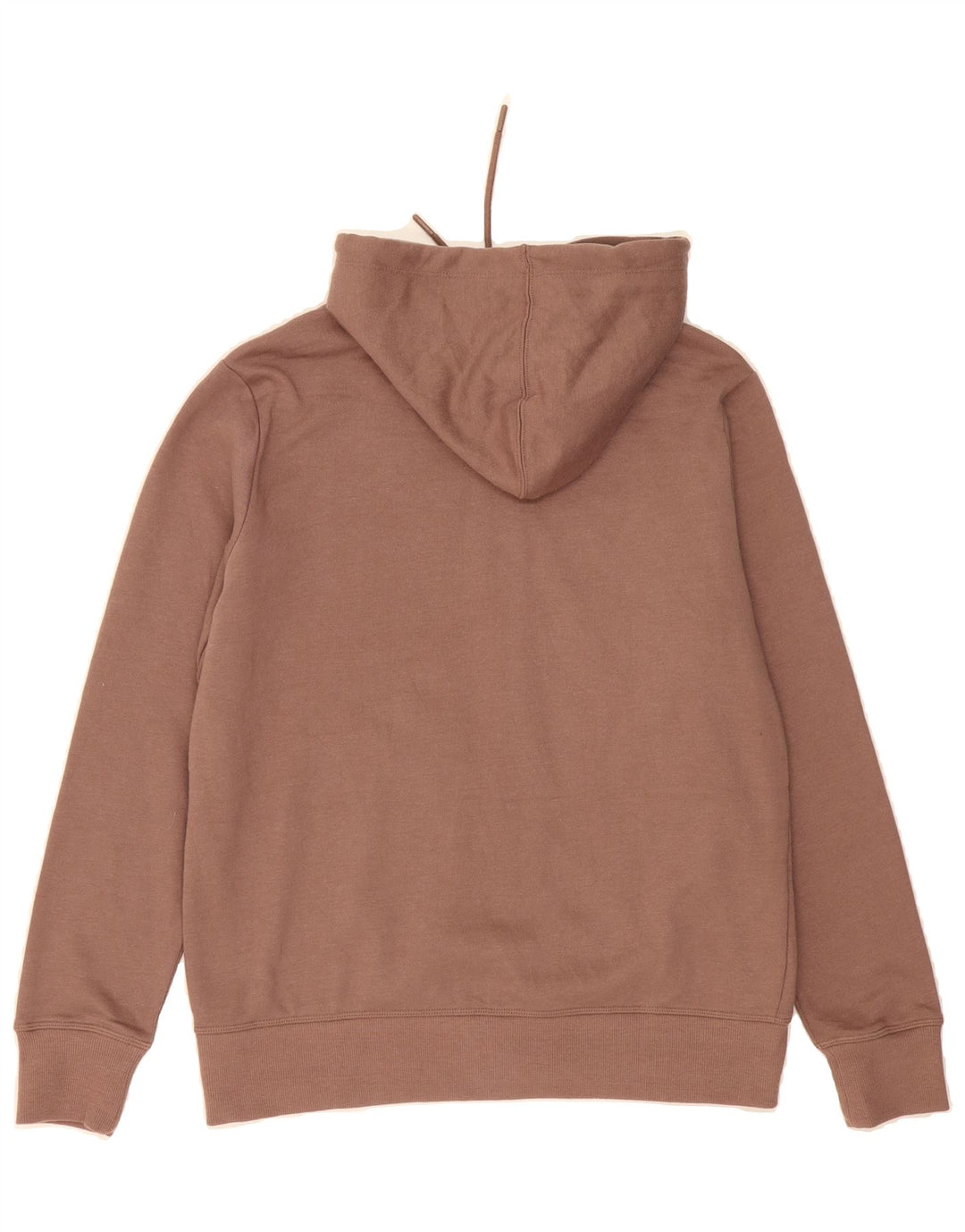 REEBOK Mens Zip Hoodie Sweater Small Brown Cotton Vintage Reebok and Second-Hand Reebok from Messina Hembry 