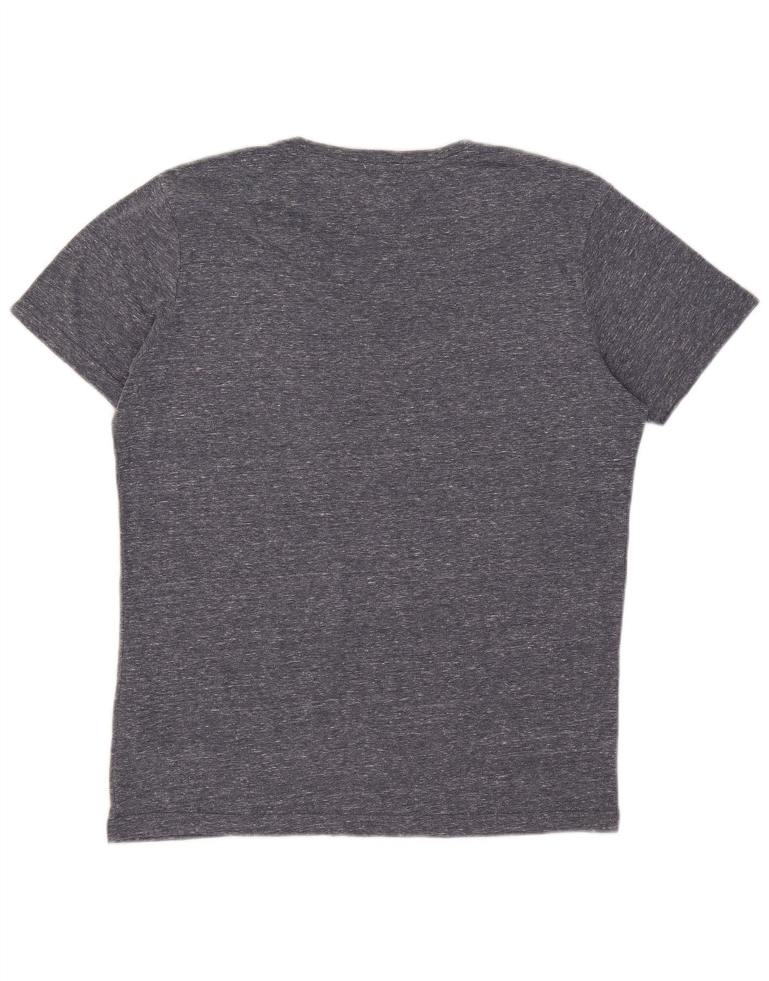 Camiseta feminina Tommy Hilfiger UK 16 grande poliéster manchado cinza