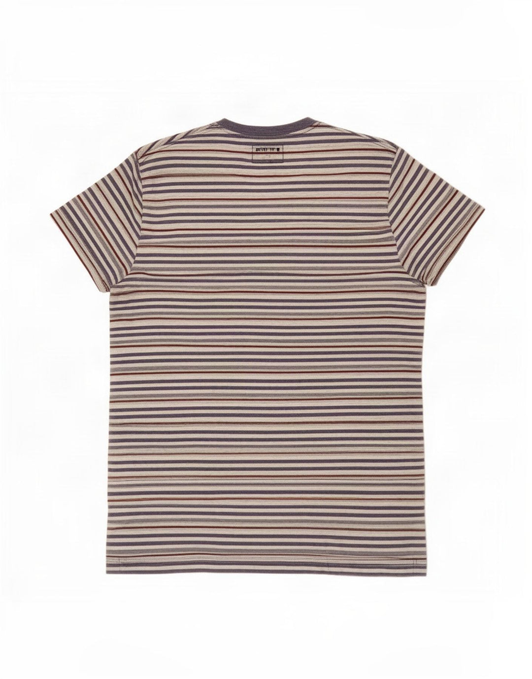 Camiseta masculina French Connection grande risca de giz multicolorida