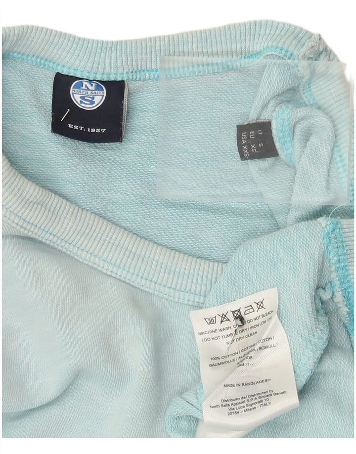 North Sails moletom masculino jumper pequeno azul algodão