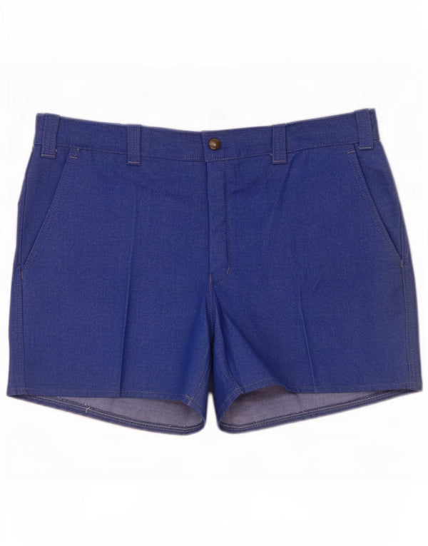 Shorts Chino Masculino Vintage IT 52 XL W36 Azul Trevira