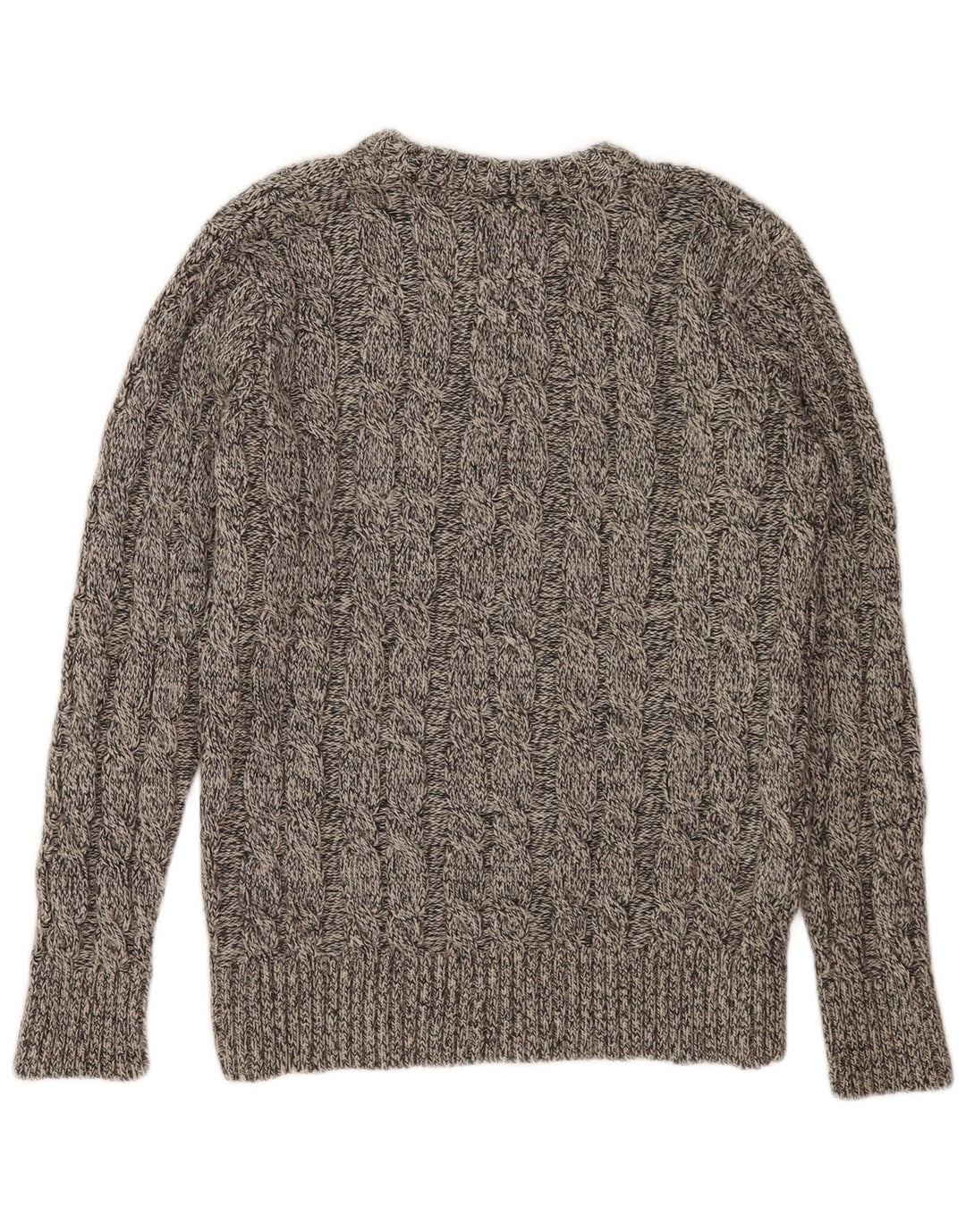 Suéter masculino Superdry com gola redonda e acrílico manchado cinza médio
