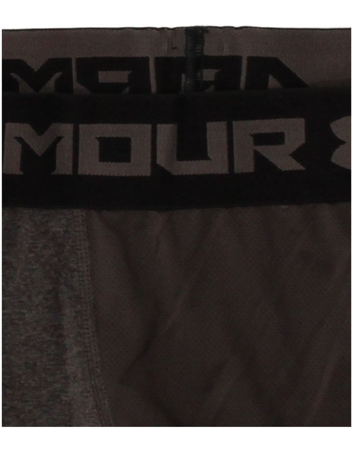 Leggings gráficas masculinas UNDER ARMOUR cinza médio