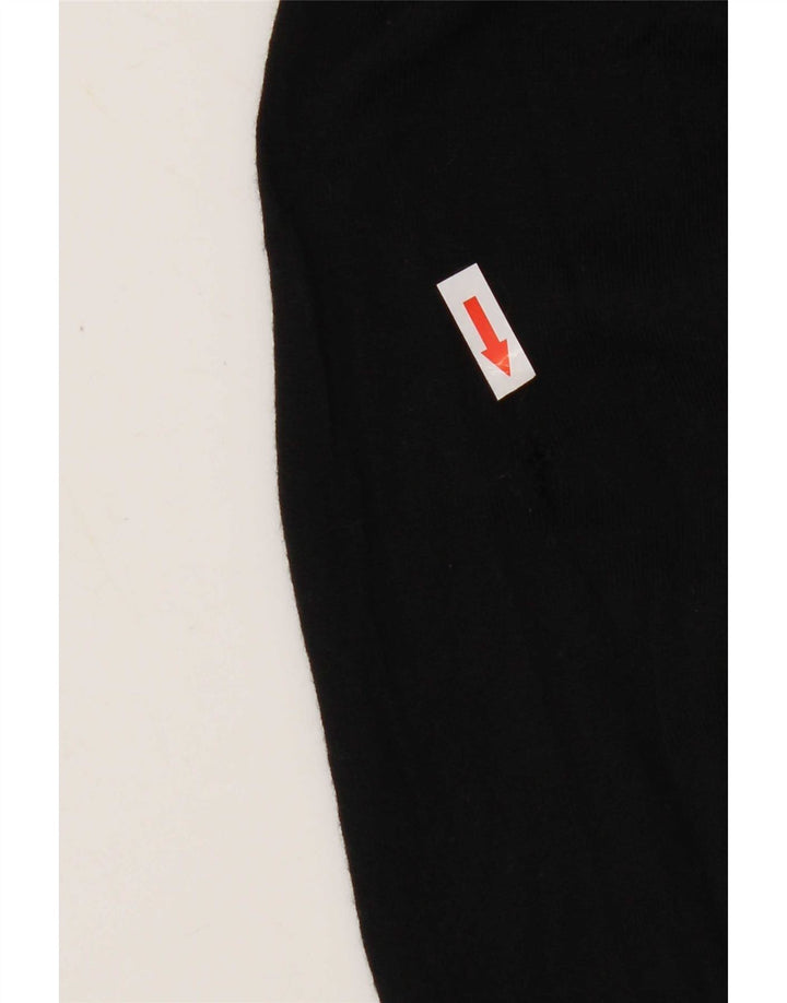 Suéter feminino Marks & Spencer com gola redonda Reino Unido 10 pequeno preto