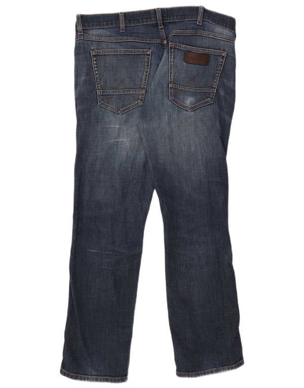 Wrangler Mens Jeans Slim W35 L29 Azul Marinho