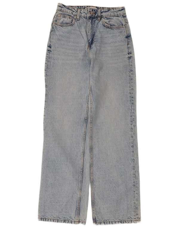 Calça Jeans Solta Feminina Zara EU 36 XS W26 L31 Azul