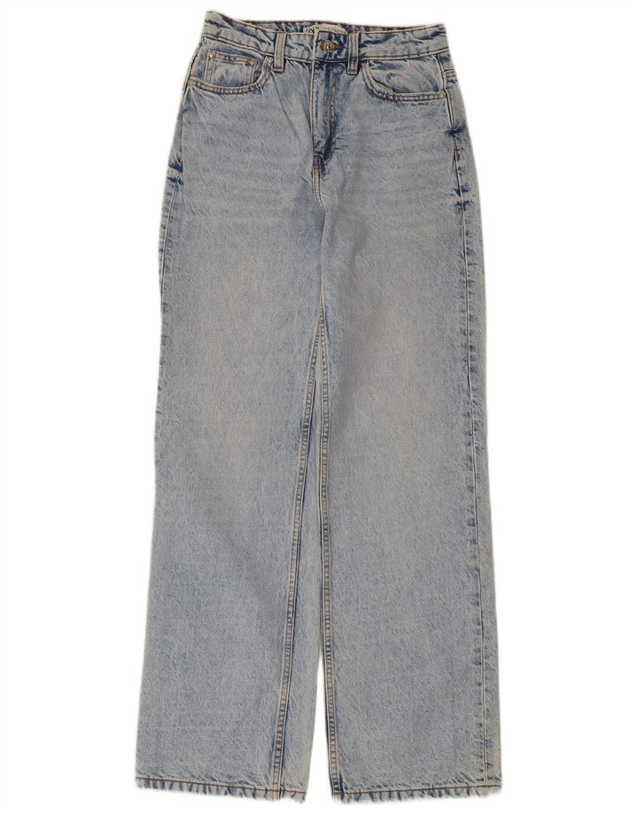 Calça Jeans Solta Feminina Zara EU 36 XS W26 L31 Azul