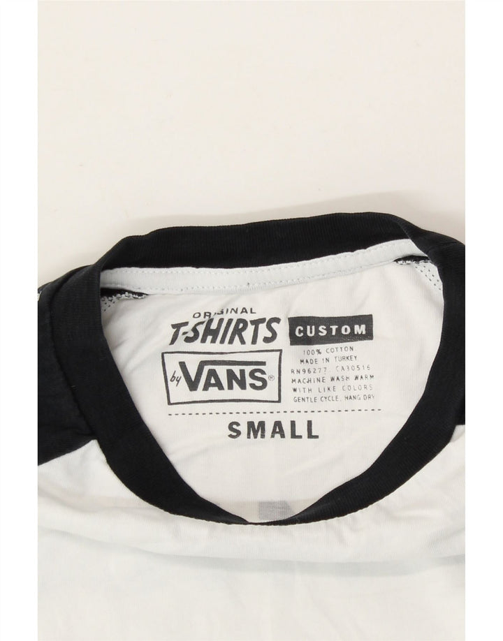 Mens Custom Fit Graphic Top 3/4 Sleeve Small Vintage Vans and Second-Hand Vans from Messina Hembry 