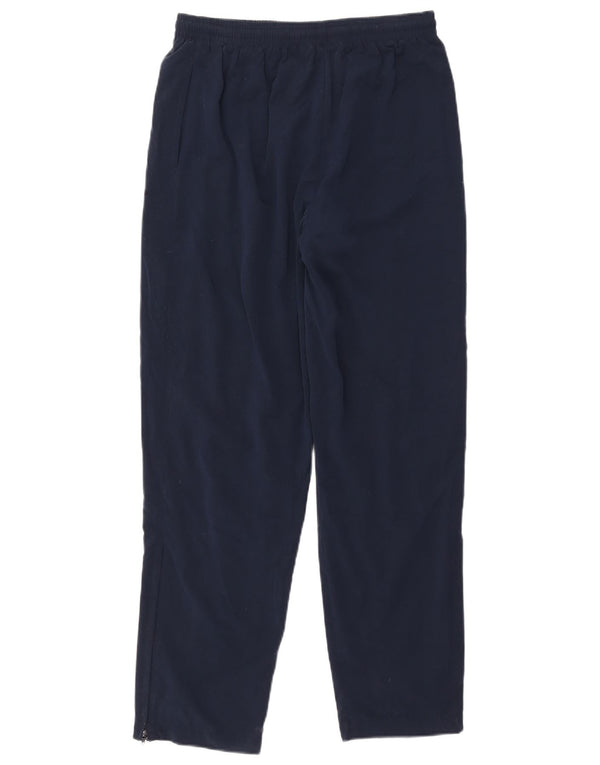 Calça de treino feminina Lotto UK 16 grande poliéster azul marinho