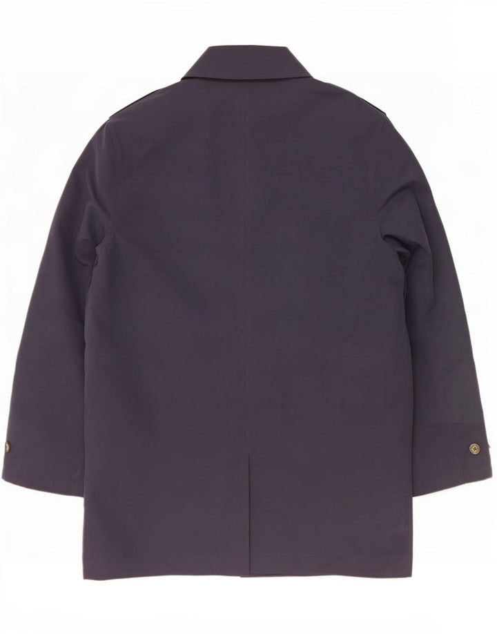 Sobretudo masculino da roupa da tripulação UK 44 2XL poliéster azul marinho