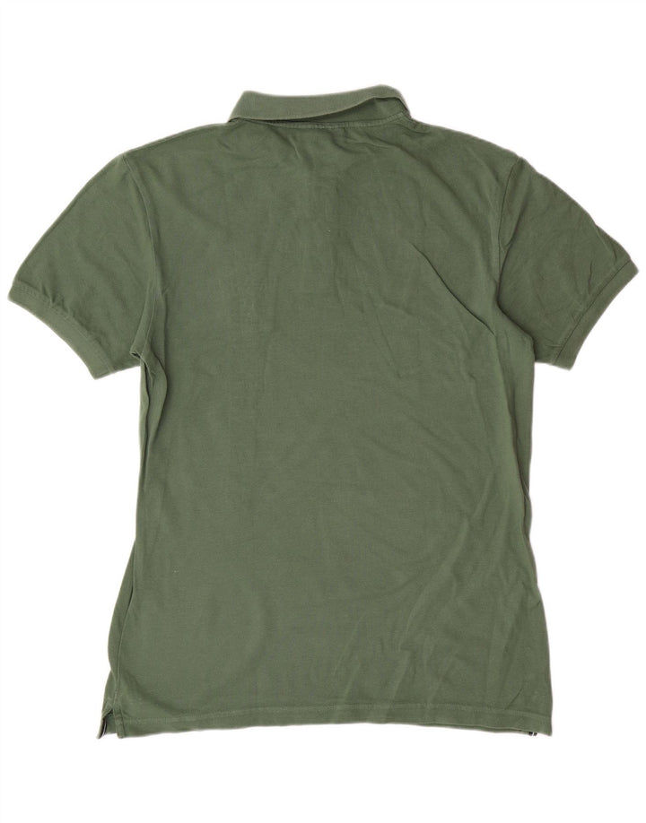 Camisa polo masculina CALVIN KLEIN JEANS com ajuste regular e algodão cáqui médio