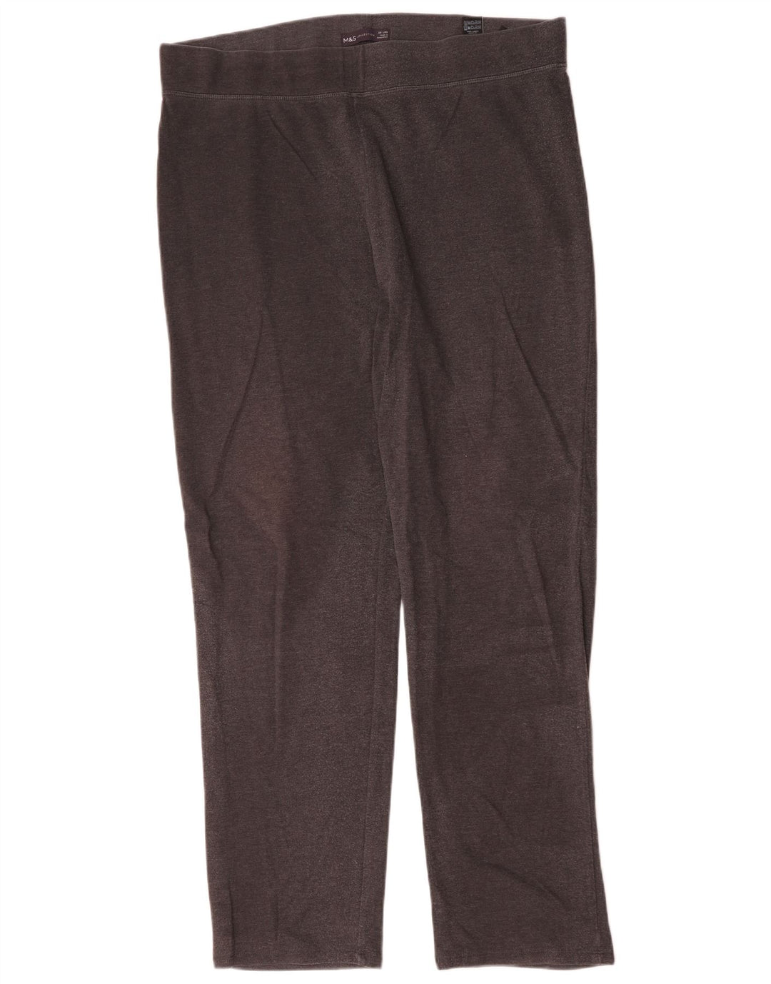 Leggings femininos Marks & Spencer UK 20 2XL algodão cinza