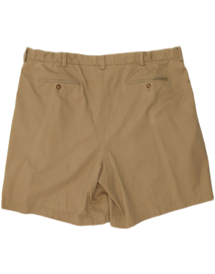 L.L.BEAN Mens Pegged Chino Shorts W44 2XL Beige Cotton Vintage L.L.Bean and Second-Hand L.L.Bean from Messina Hembry 