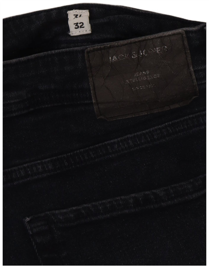 JACK & JONES Mens Jeans Slim W34 L32 Azul Marinho Algodão