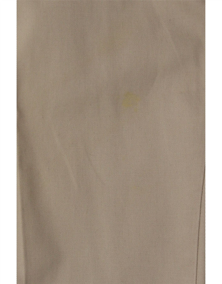 Calça chino masculina Marks & Spencer azul Harbour Pegged W38 L29 bege